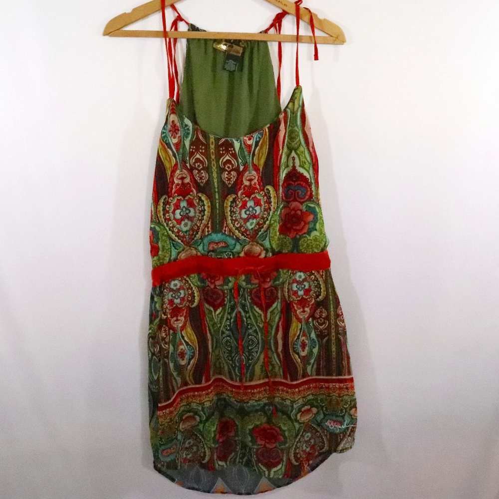 Desigual Spaghetti Strap Summer Dress Size 36 Small
